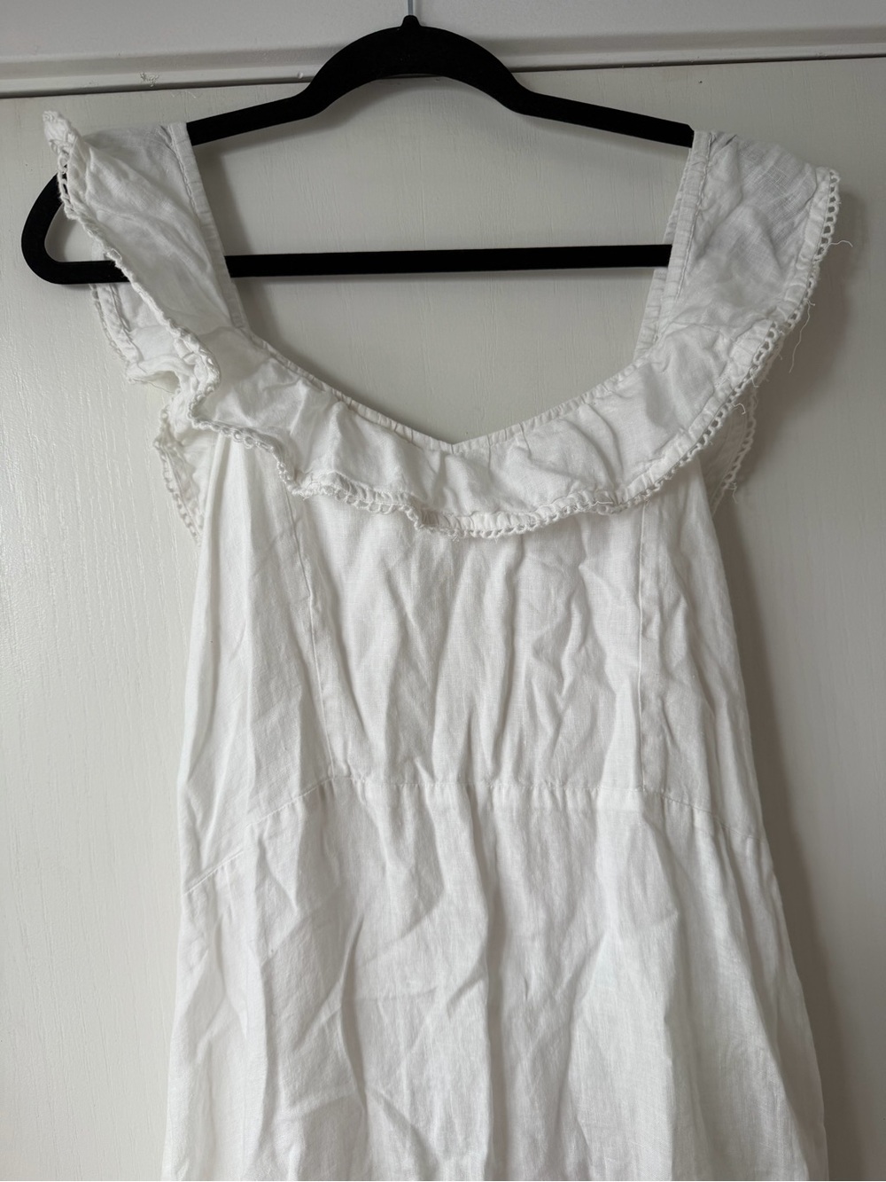 Roller Rabbit White Ruffle-Trim Cotton Sundress - Picture 5 of 12
